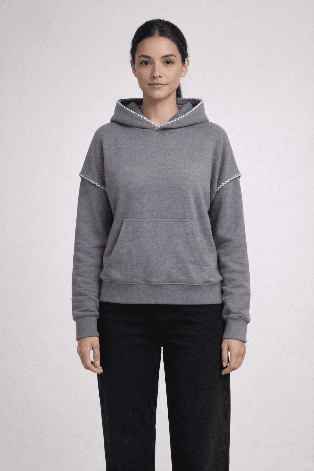 Mood & Vibe Teegan Crafty Hood - GRAPHITE
