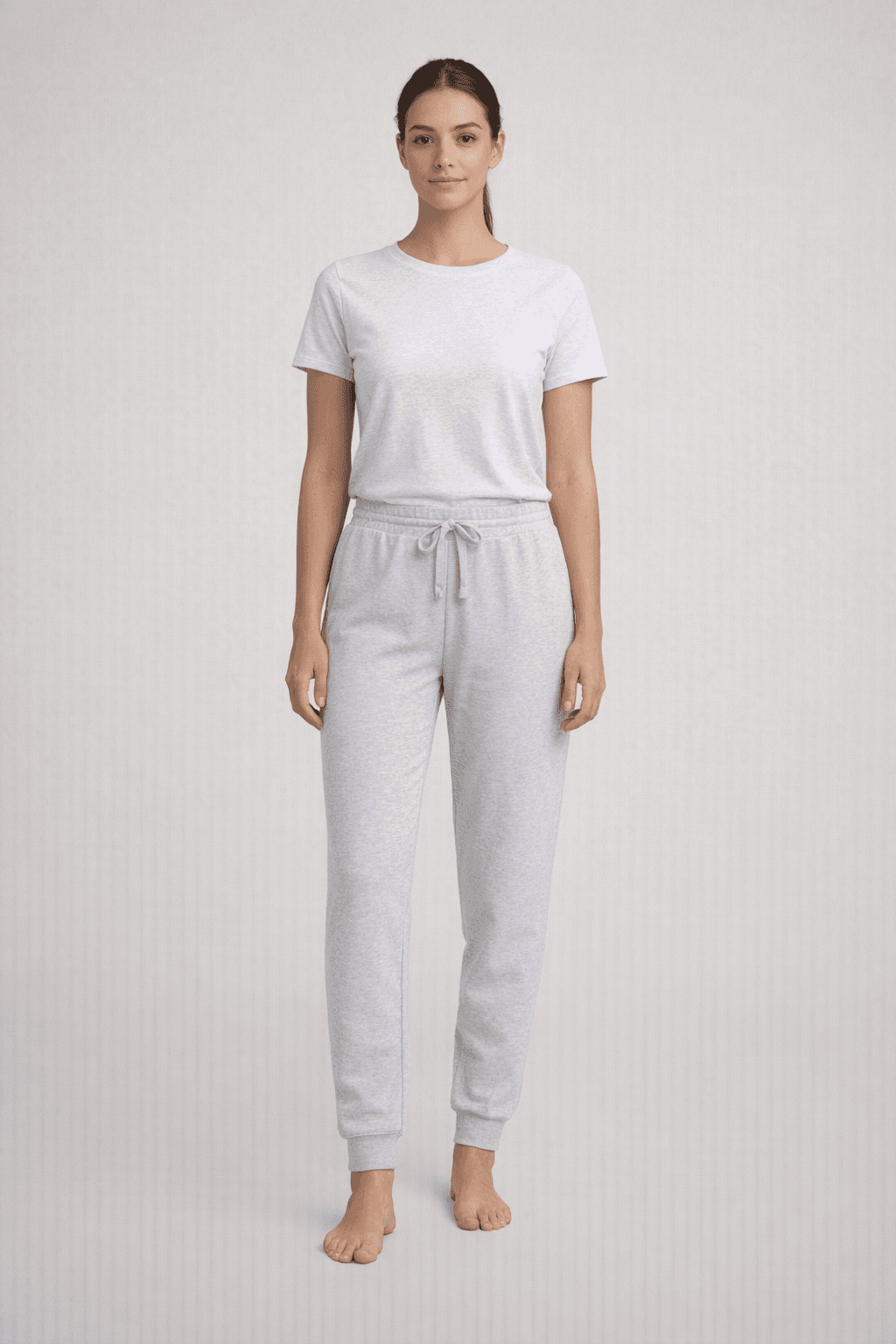 Vintage Fleece Ladies Jogger - GRAY