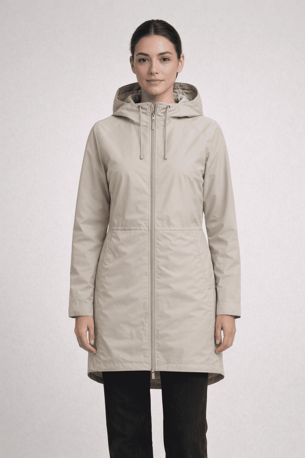 Ladies Wp Vintage Hooded Rain Jacket