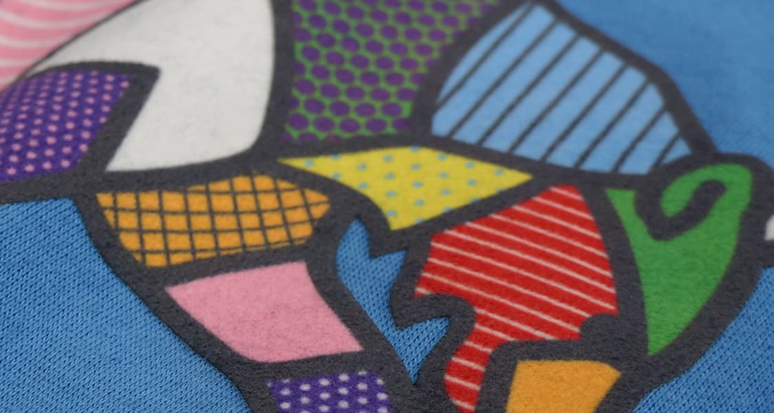 Full Color Sueded Print