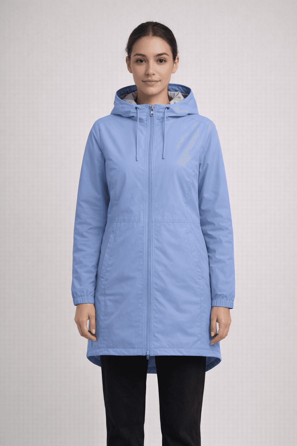 Ladies Wp Vintage Hooded Rain Jacket - IRIS