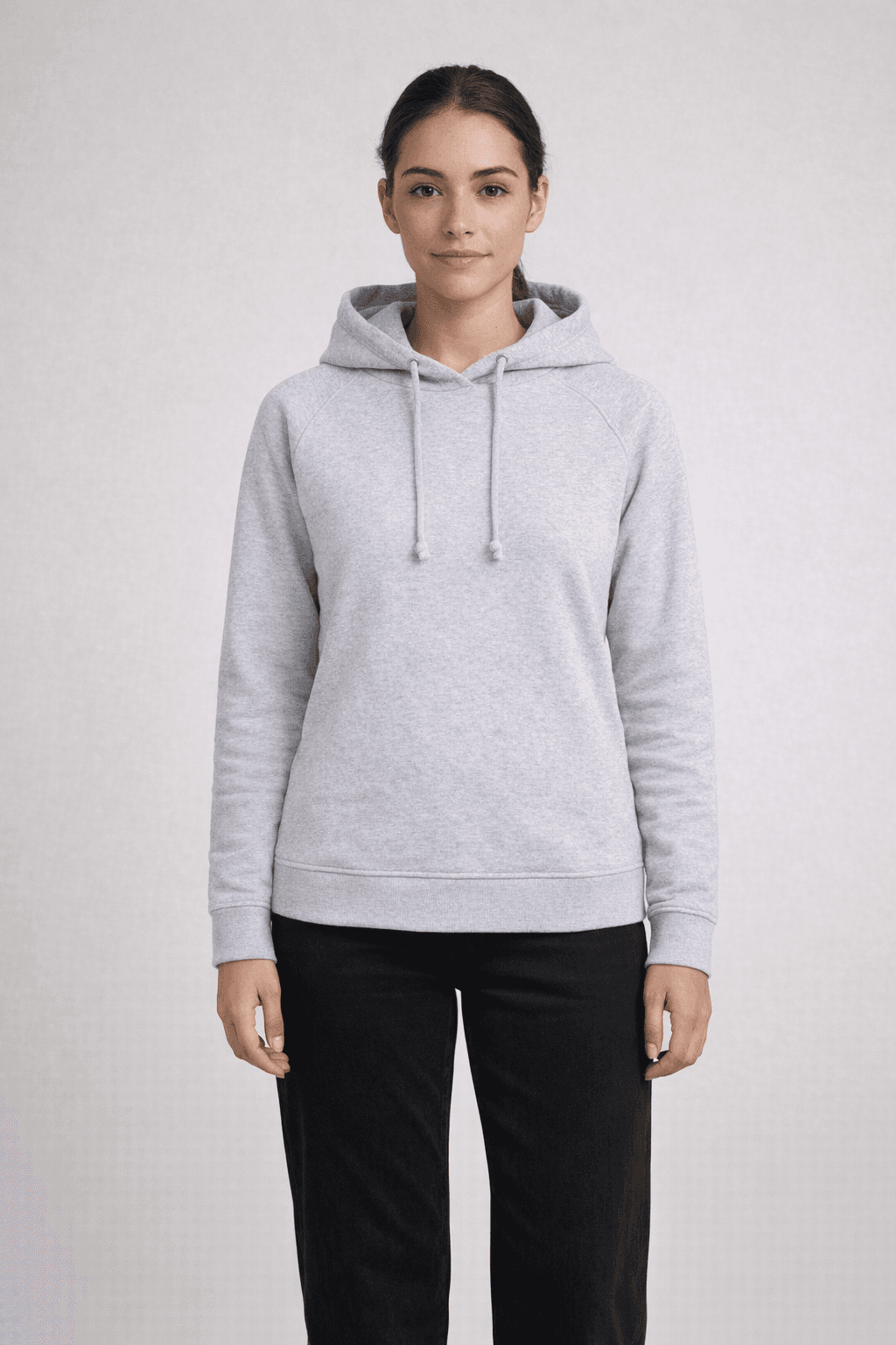 Vintage Fleece Ladies Hoodie - GRAY