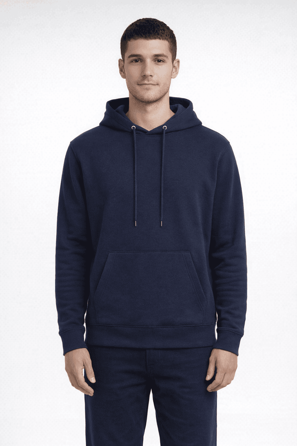 Fundamental Fleece Hood - NAVY