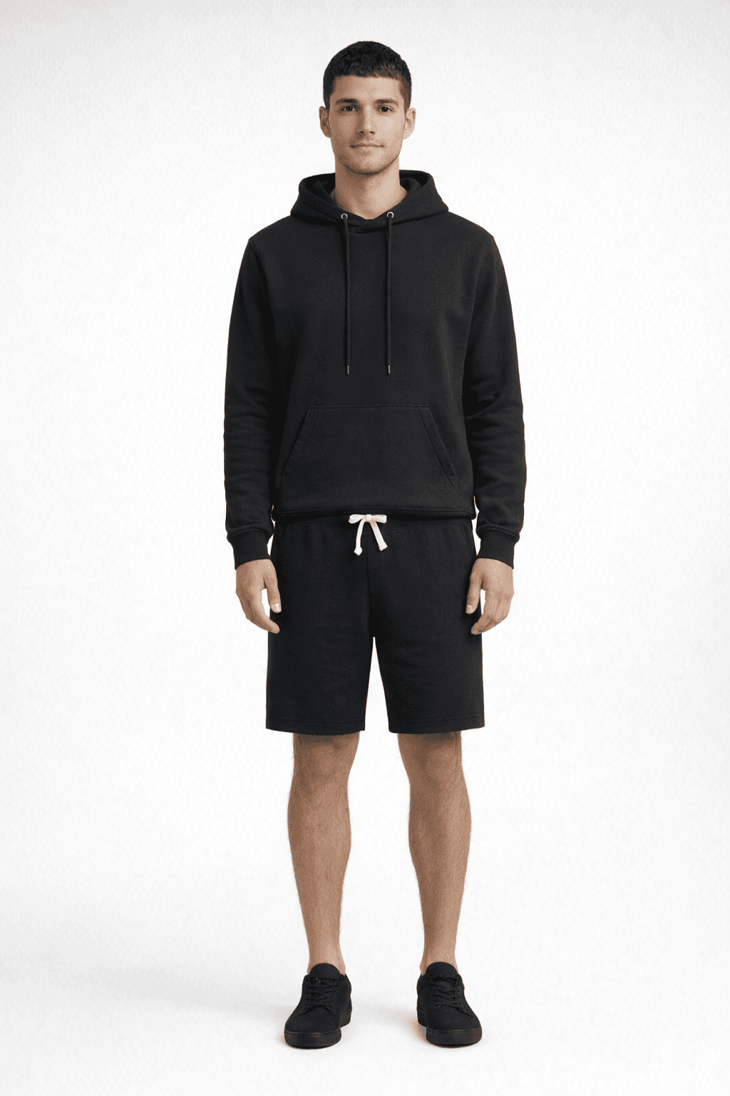 Vintage Fleece Short - BLACK