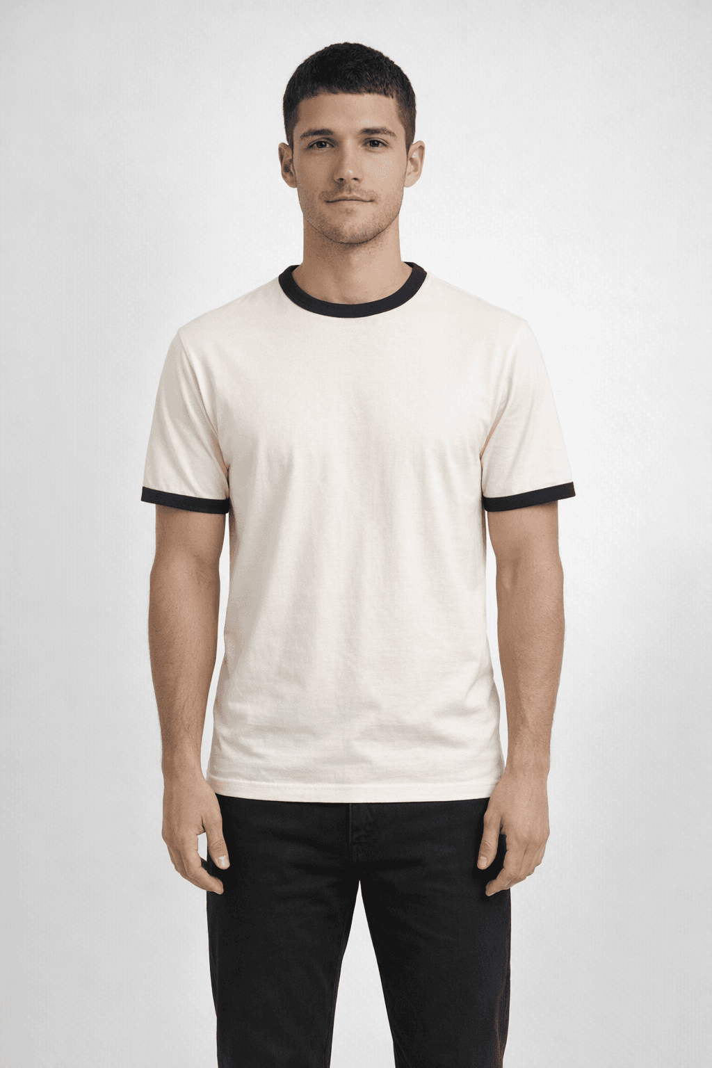 Ringer Tee - NAVY